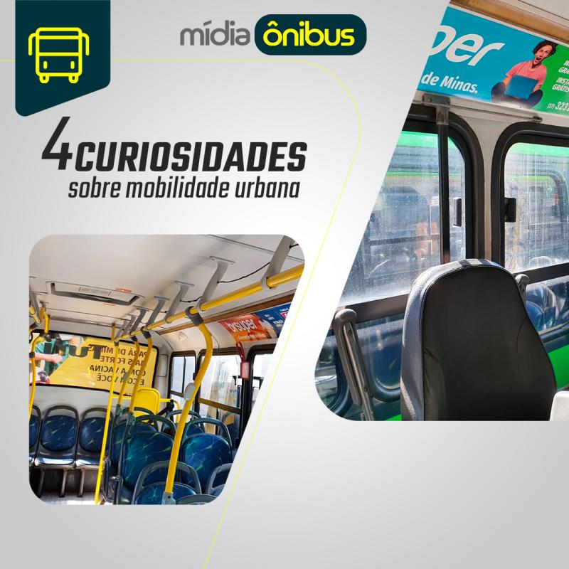 4 Curiosidades sobre mobilidade urbana e o impacto da Mídia Ônibus