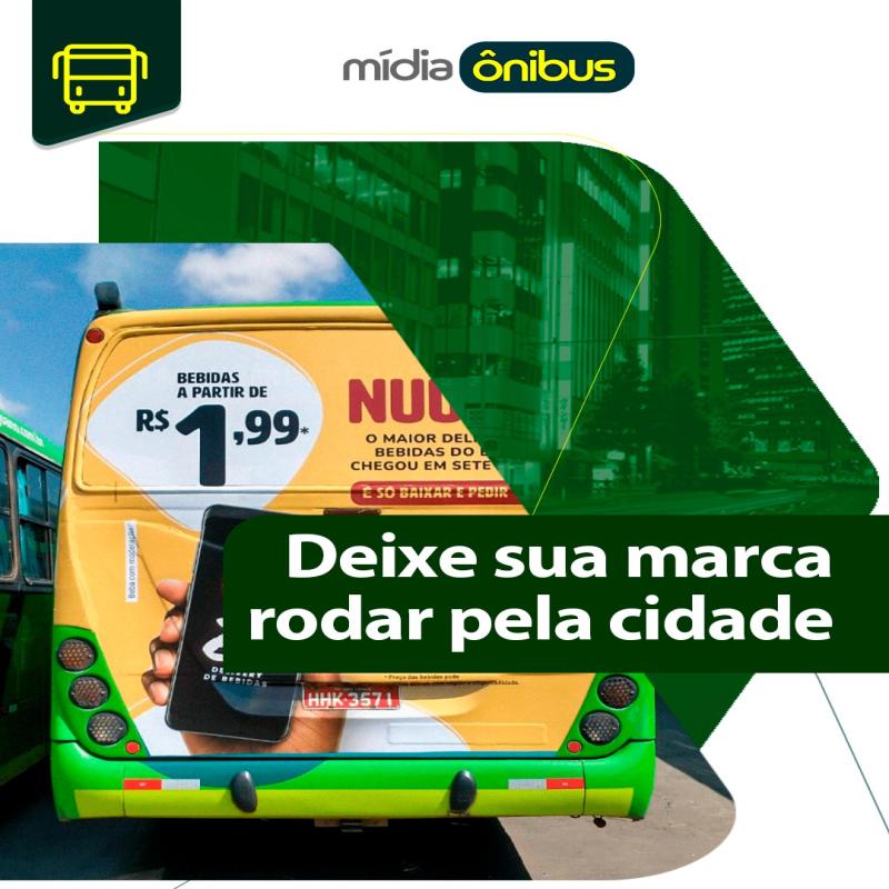 Deixe sua marca rodar pela cidade!