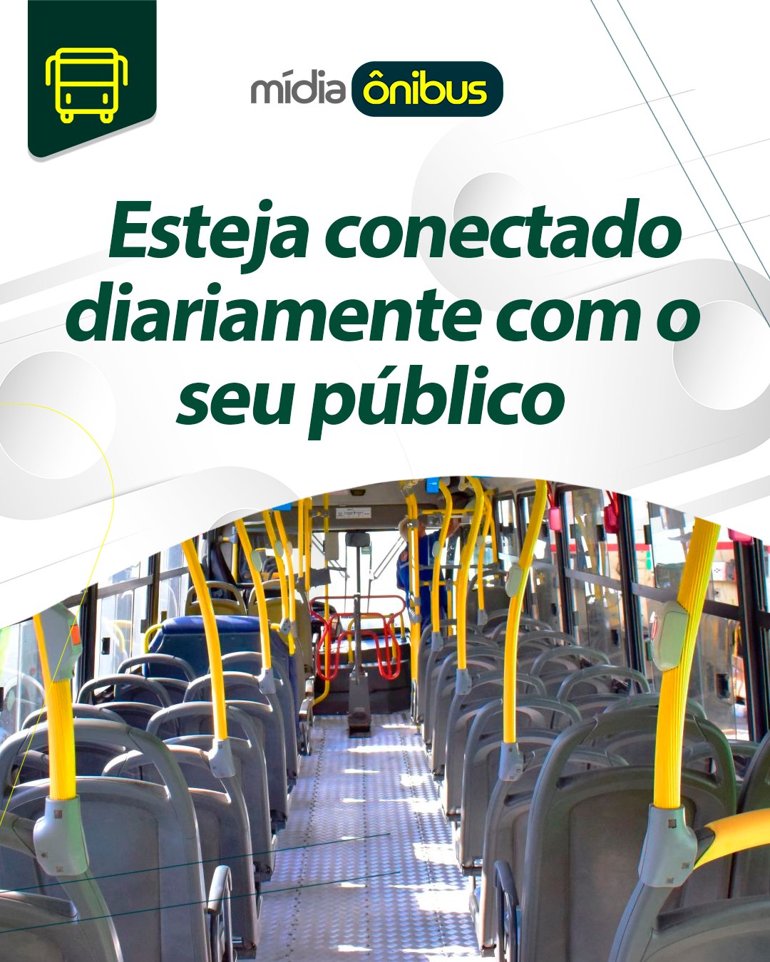 Esteja conectado diariamente com seu público!