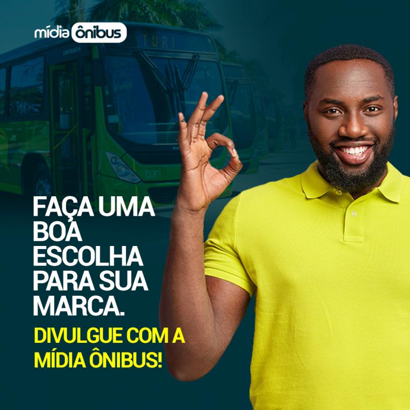 Faça uma boa escolha para sua marca, divulgue com a  Mídia Ônibus!