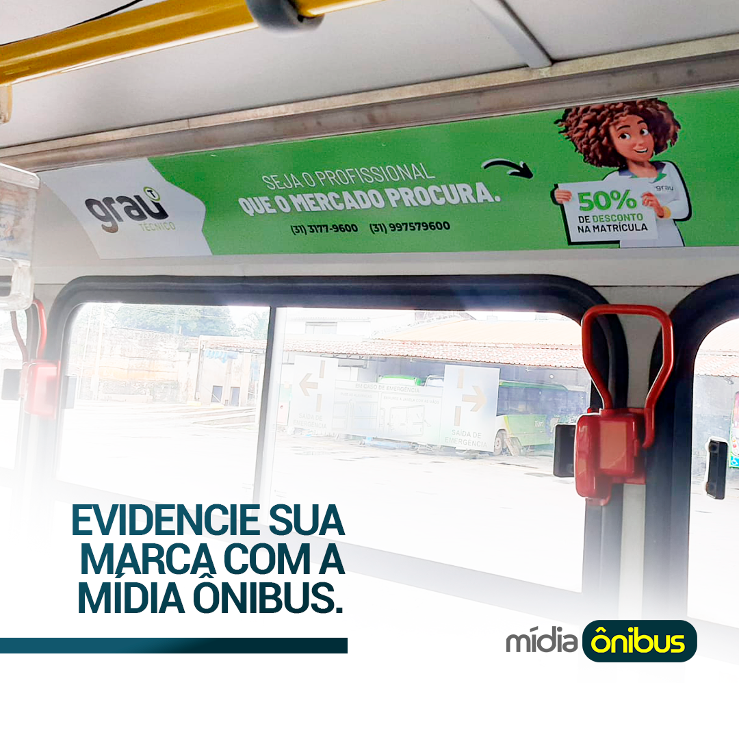 Evidencie sua marca com a Mídia Ônibus