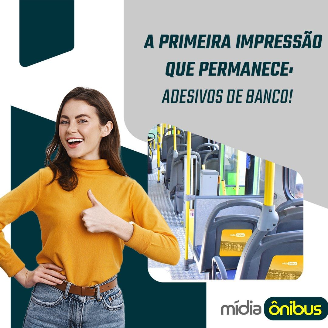 A primeira impressão que permanece, adesivos de banco!