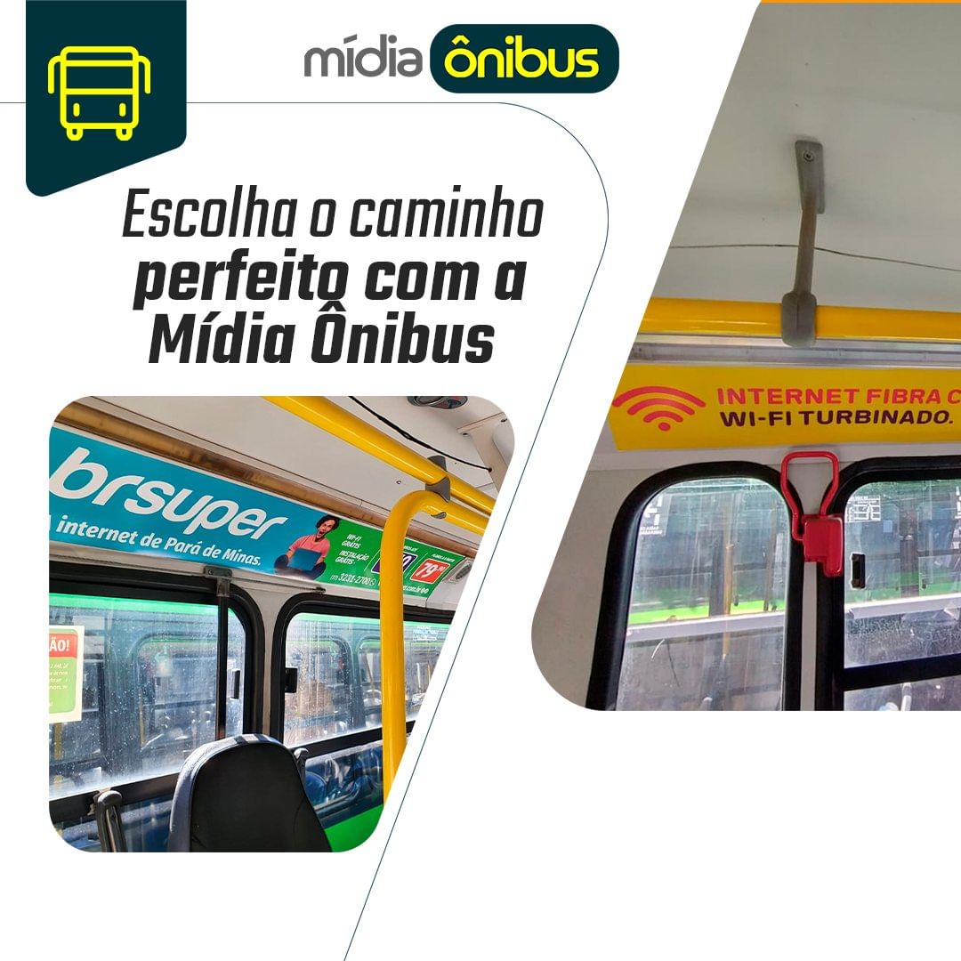 Escolha o caminho perfeito com a mídia ônibus