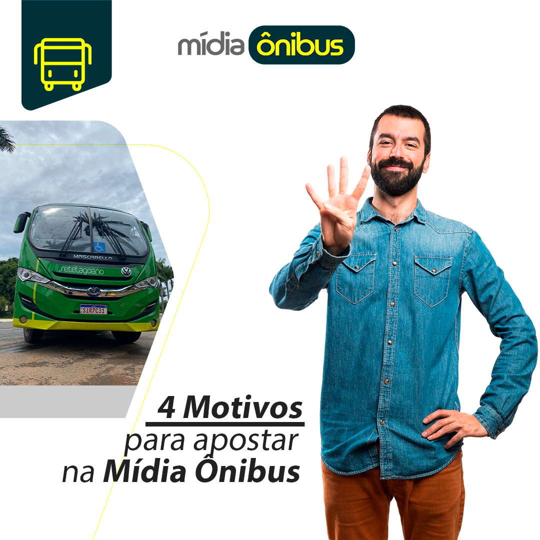 4 motivos para apostar na mídia ônibus