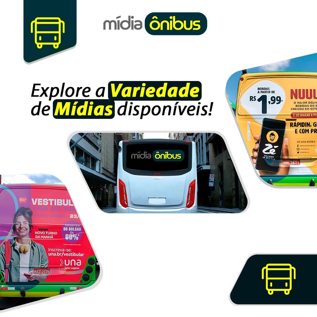 Explore a variedade de mídias disponíveis