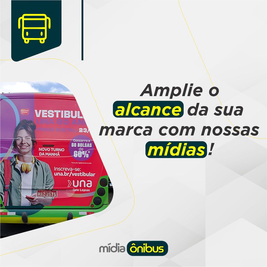 Amplie o alcance da sua marca com nossas mídias