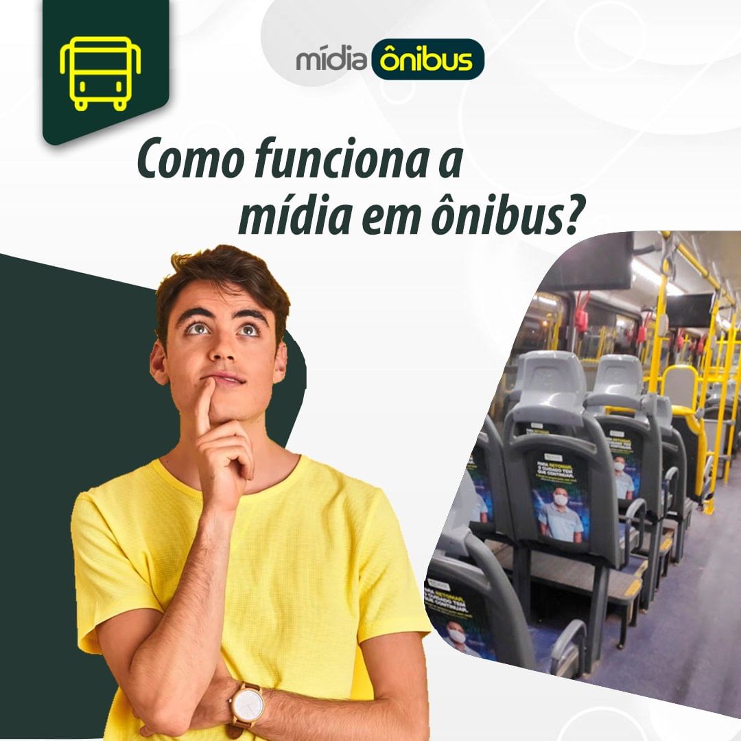 Como funciona a mídia em ônibus?