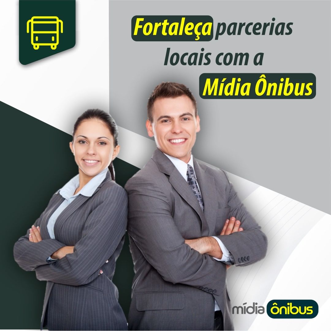 Fortaleça parcerias locais com a mídia ônibus