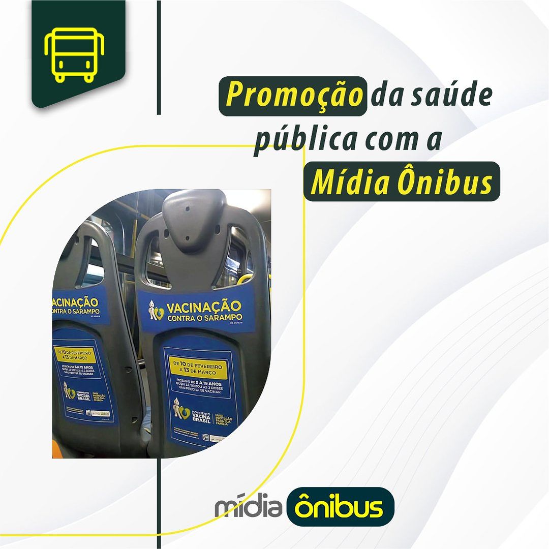 Promoção da saúde publica com a mídia ônibus