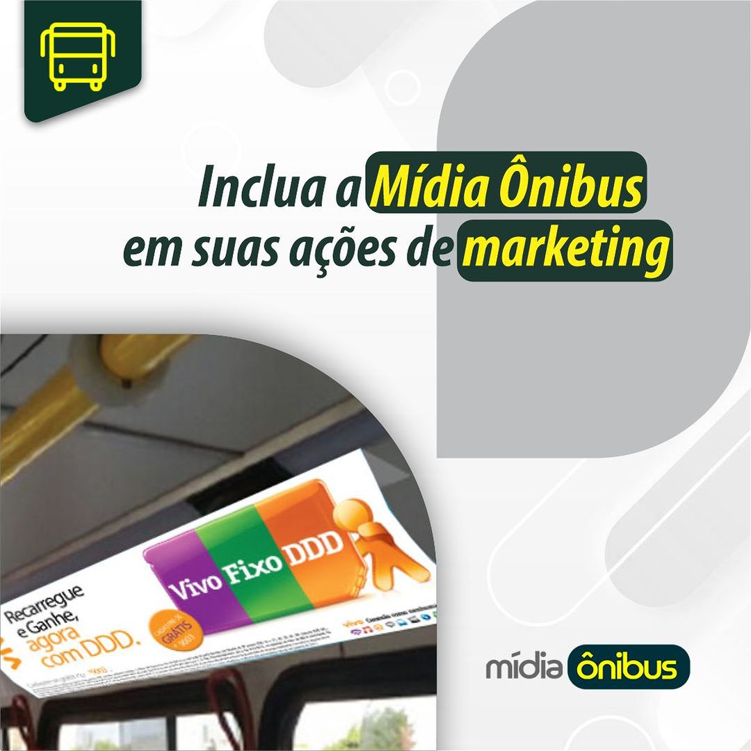 Inclua a mídia ônibus em suas ações de marketing