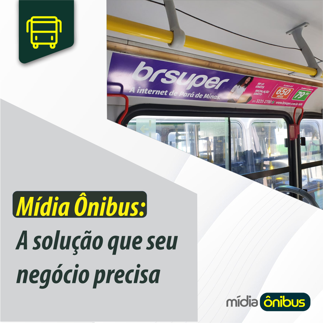 Mídia Ônibus, a solução que seu negócio precisa!