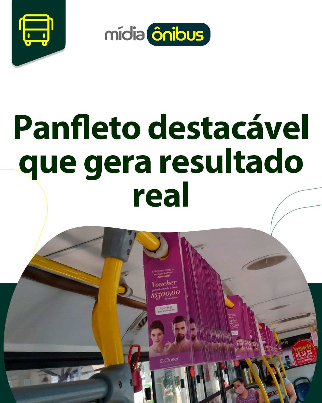 Panfleto destacável que gera resultado real!