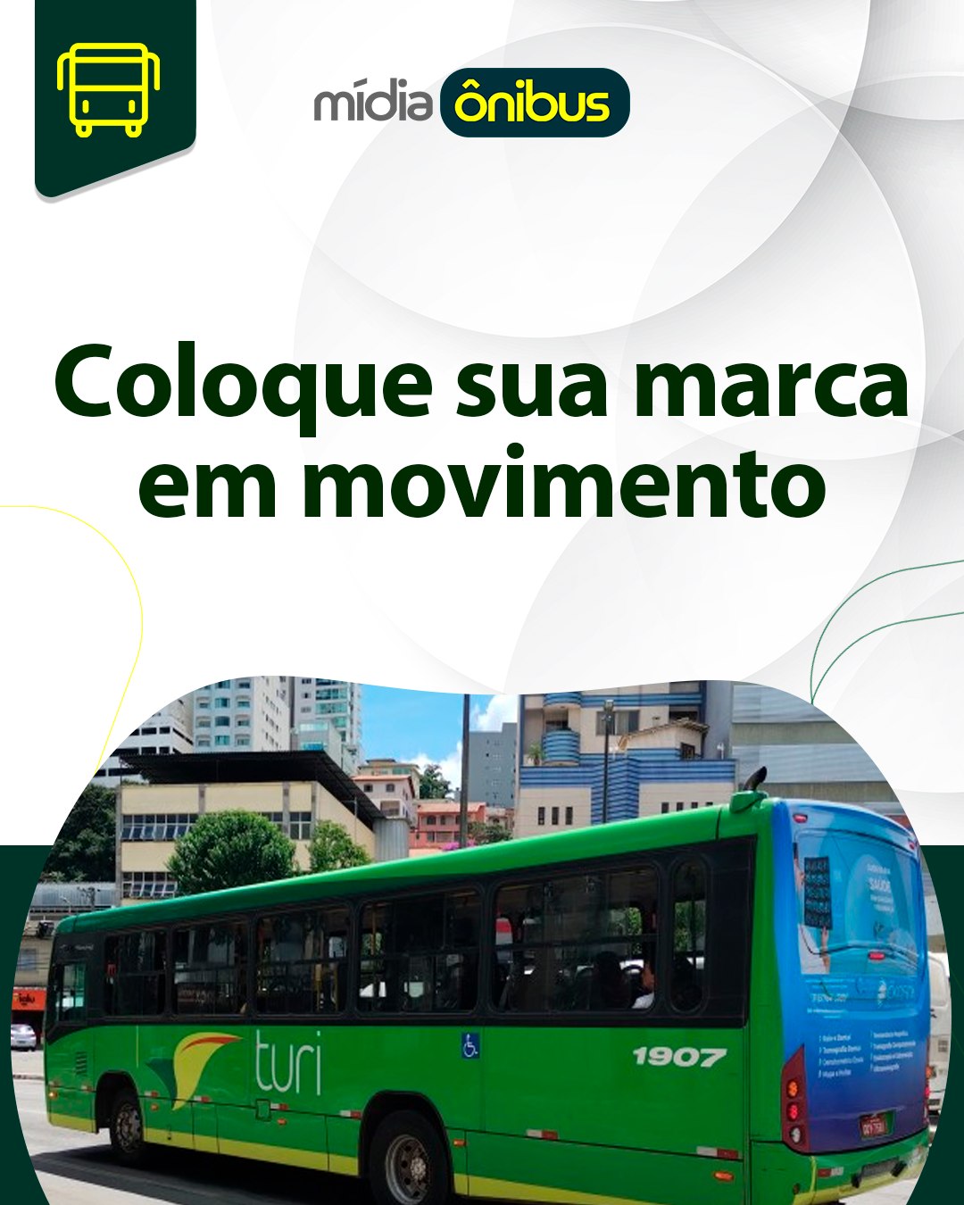 Coloque sua marca em movimento